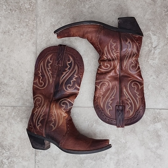 PRADA - Bottes plates noires, taille 7,5 En vente sur